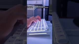 GMMK Pro with EG Aqua King Switches and Durock V2 Stabs Sound Test [upl. by Aremahs]