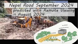 Kathmandu Nepal flood September 2024 PREDICTED WITH REMOTE VIEWING [upl. by Jemmy923]