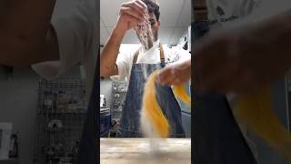 FRESH Tagliolini Pasta 🍝🔥😍 pasta food cooking [upl. by Pet]