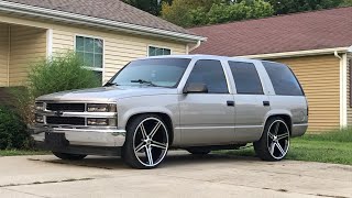 99 obs tahoe lowered on iroc’s [upl. by Annemarie]