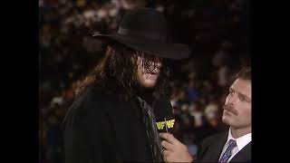 Special interview with The Undertaker on Giant Gonzalez SUPERSTARS 1993 [upl. by Ahsimak]