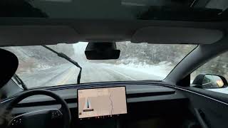 Pushing Tesla Full SelfDriving to the Limit on the Road to Snowbird Utah [upl. by Arvell]