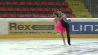 15 G PAPADAKIS  G CIZERON FRA  ISU JGP Austria 2012 Junior Ice Dance Short Dance [upl. by Aret]