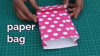 How to make paper bag at home  paper shopping bag craft ideas Handmade at home [upl. by Petua]