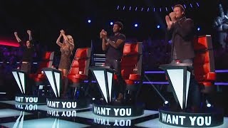 The fastest Turning chairs in History of The Voice 2018 [upl. by Ahsinna]