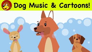 Dog TV For Dogs To Watch 💖 Cartoon Stimulation amp Calming Dog Therapy Music To Relax Puppies [upl. by Suivatram]