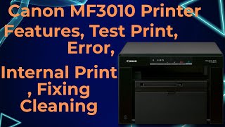 Canon MF3010 printer features  test print error internal print fixing cleaning  bestprintershop [upl. by Tarrant]