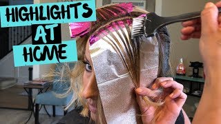 Highlight Your Hair Like a Professional Stylist at Home  How to Highlight Your Hair Tutorial [upl. by Aretta]