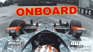 JR Hildebrand Onboard 2011 IndyCar Baltimore [upl. by Martinsen785]