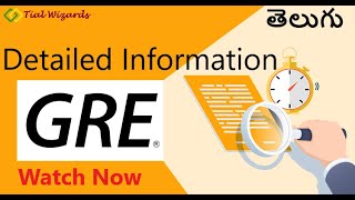 GRE Exam 2023  Complete Details of GRE Exam in Telugu  GRE Exam in Telugu [upl. by Barnaba260]