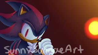 SunnySundaeArt Sonic adventure 2 battle SA2 reanimated Shadow pose [upl. by Arlee438]