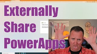 Sharing PowerApps with External Users [upl. by Carmena640]