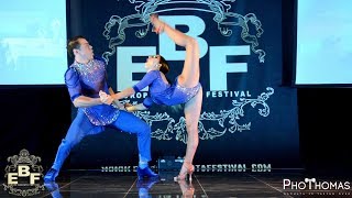 Marcelo y Belen Lejos  Europe Bachata Festival 2018 [upl. by Cyprus]