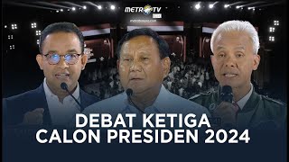 FULL  DEBAT CALON PRESIDEN 2024 7JANUARI 2024 [upl. by Imef]