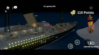 Titanic  Iceberg Right Ahead  Roblox Animation [upl. by Ycak207]