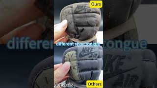 Ours vs Cheap TRAVIS SCOTT Air Jordan 1 Low VELVET BROWN DM7866 202 From Supkicks [upl. by Hafinah263]