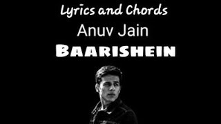 baarishein guitar chords and Lyrics [upl. by Jehu]