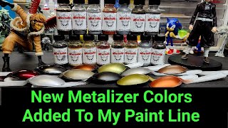 New Metalizer Colors Added To My Paint Line  Plus Winner Announced [upl. by Cindra]