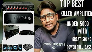 Best BudgetKILLER AMPLIFIER under 5000 [upl. by Notlef413]