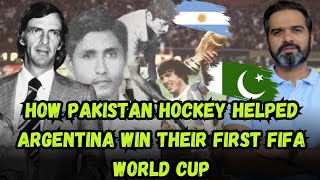 How Pakistan Hockey Helped Argentina Win Their First FIFA World Cup [upl. by Lemyt]