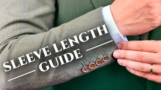 Correct Sleeve Length For Dress Shirts Jackets amp Suits  8 Mistakes To Avoid [upl. by Bainbridge950]