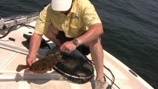 Fluke Fishing With the SS Viper Spoon  How to Catch Summer Flounder [upl. by Ecam188]