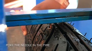 Indias first Puncture Proof Motorcycle Tyre [upl. by Llij]