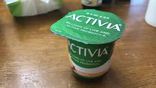 Activia review yogurt [upl. by Atiuqan]