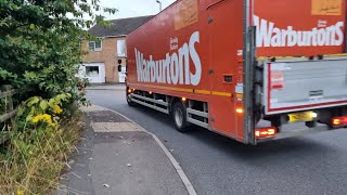 spotting Warburtons trucks Arley morning Oxfordshire [upl. by Akinnej306]