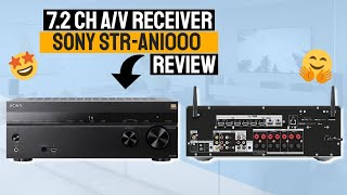 72 CH Surround Sound Home Theater 8K AV Receiver  Sony STRAN1000 AV Receiver Reviews [upl. by Ainna]