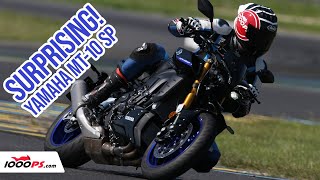 Review  Yamaha MT 10SP 2023  touring motorcycle on steroids [upl. by Aleedis]