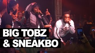 Big Tobz amp Sneakbo live and backstage [upl. by Odnomra]