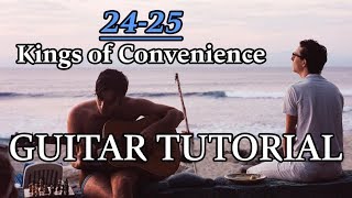 How to play quot2425quot by Kings of Convenience  GUITAR TUTORIAL [upl. by Oisangi]