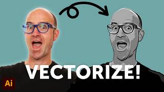 How to Vectorize an Image in Illustrator  Updated for 2024 [upl. by Yvon]