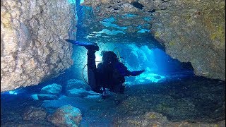 Buceo en Las Eras Tenerife pasando por el túnel 27K  Diving in Las Eras Canary Islands [upl. by Manuela]