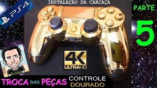 CONTROLE DOURADO PS4 GOLD CONTROL PARTE 510 UHD 4K 2160p [upl. by Hamlani]