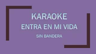 ENTRA EN MI VIDA KARAOKE EN PIANO [upl. by Naehgem]