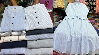 Stylish long shirt1pc tops collection at craziest offer  লং শার্টওয়ানপিস টপস shoppingguide [upl. by Wilen]