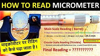 How to read Micrometer [upl. by Iror]