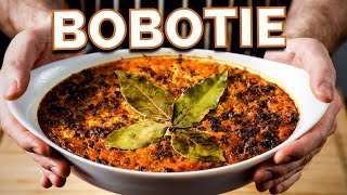 Traditional Cape Malay Bobotie Classic South African Food [upl. by Clemmie]