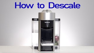 How to Descale Nespresso Machine [upl. by Joelly]