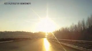 Chelyabinsk Russia meteorite explosion [upl. by Crescen]