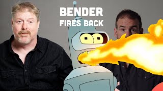 John Dimaggio Defends Futuramas Writing  Bender Fires Back [upl. by Anilrahc340]