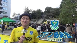 ファン感謝会 インスタントジョンソン スギ。の栃木SCを紹介しスギ〜 2016シーズン最終回 [upl. by Ahiel]