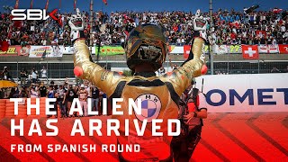 Razgatlioglus unique Championship celebrations after 2024 glory 👑  2024 SpanishWorldSBK 🇪🇸 [upl. by Asnarepse]