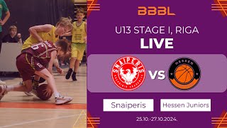 KA Snaiperis 2012 vs Hessen Juniors 2012  BBBL Boys U13 [upl. by Yemar]