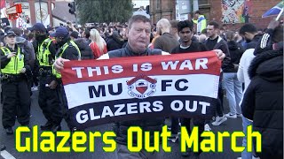 Glazers Out protest march part II [upl. by Ellette]