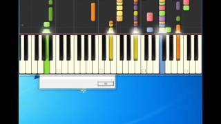 Sixpence None The Richer There She Goes Piano tutorial by Synthesia [upl. by Nosmoht]