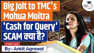 Mahua Moitra in Cash for Query Controversy What You Need to Know  UPSC GS2 [upl. by Milak]