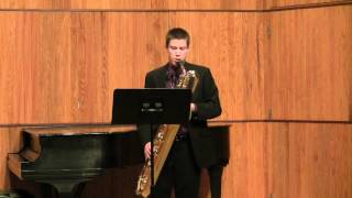 Bach Cello Suite No 3 in C major Bari Sax [upl. by Issim]